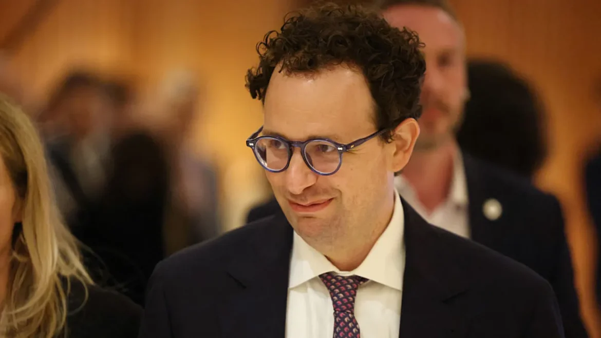 Anthropic CEO Dario Amodei looks on after a meeting with French President Emmanuel Macron during the AI Impact Summit in New Delhi on February 19, 2026. Ludovic Marin | Afp | Getty Images